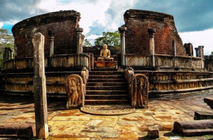 Ruins of Polonnaruwa in Sri Lanka