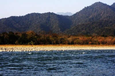 The manas river of Manas National park