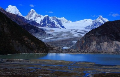 The view of Pangong Tso of Aksai Chin
