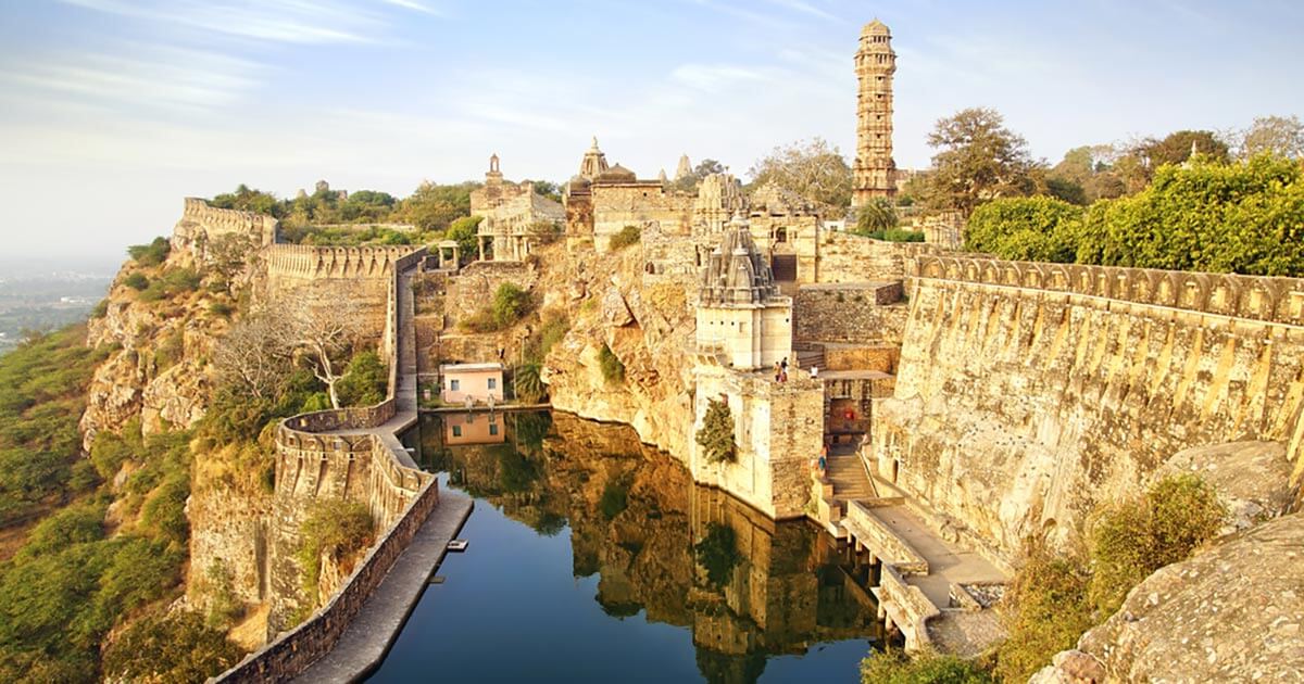 Chittorgarh Fort, Rajasthan, India. Stock Photo - Image of history,  destination: 74954718