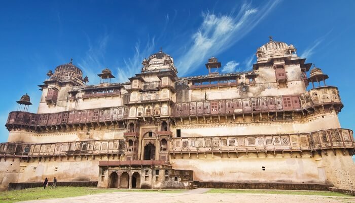 The popular Jehangir Mahal in Orchha