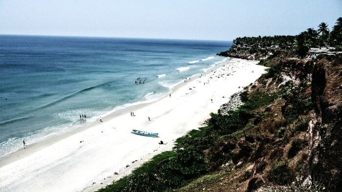 Swim in the Arabian sea, Kerala