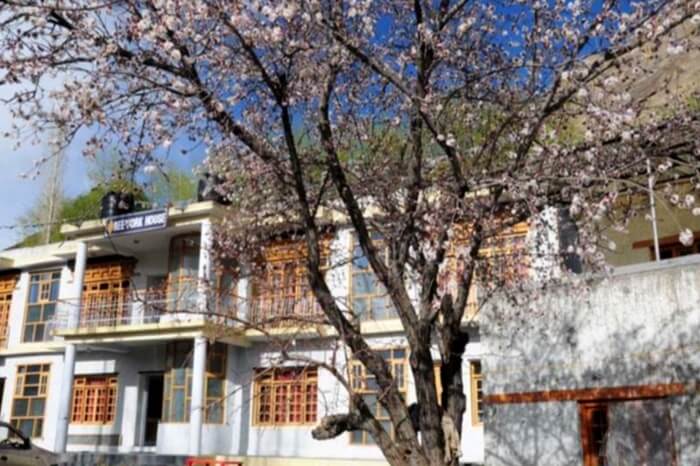 Outside view of Reeyork homestay in Leh