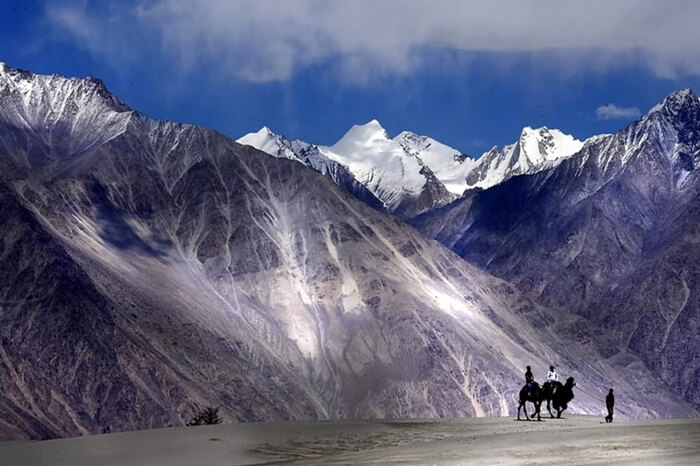 Adorable Nubra valley in winter