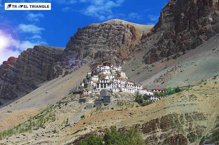 Beautiful Ki monastery in Spiti valley