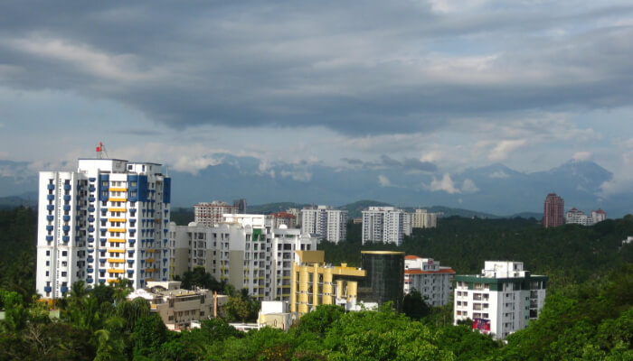 View of city