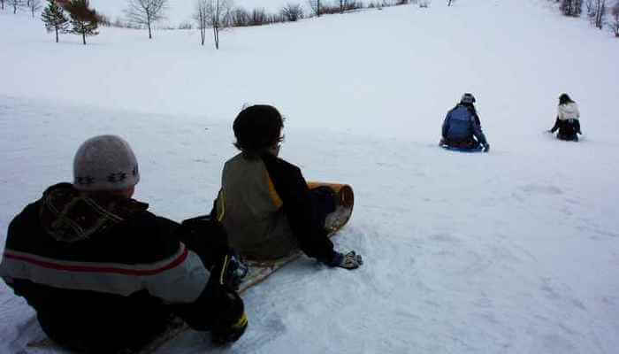 Tobogganing