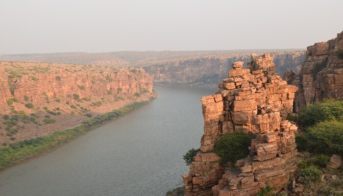 A breathtaking view of historic fort in Gandikota in Andrhra Pradesh